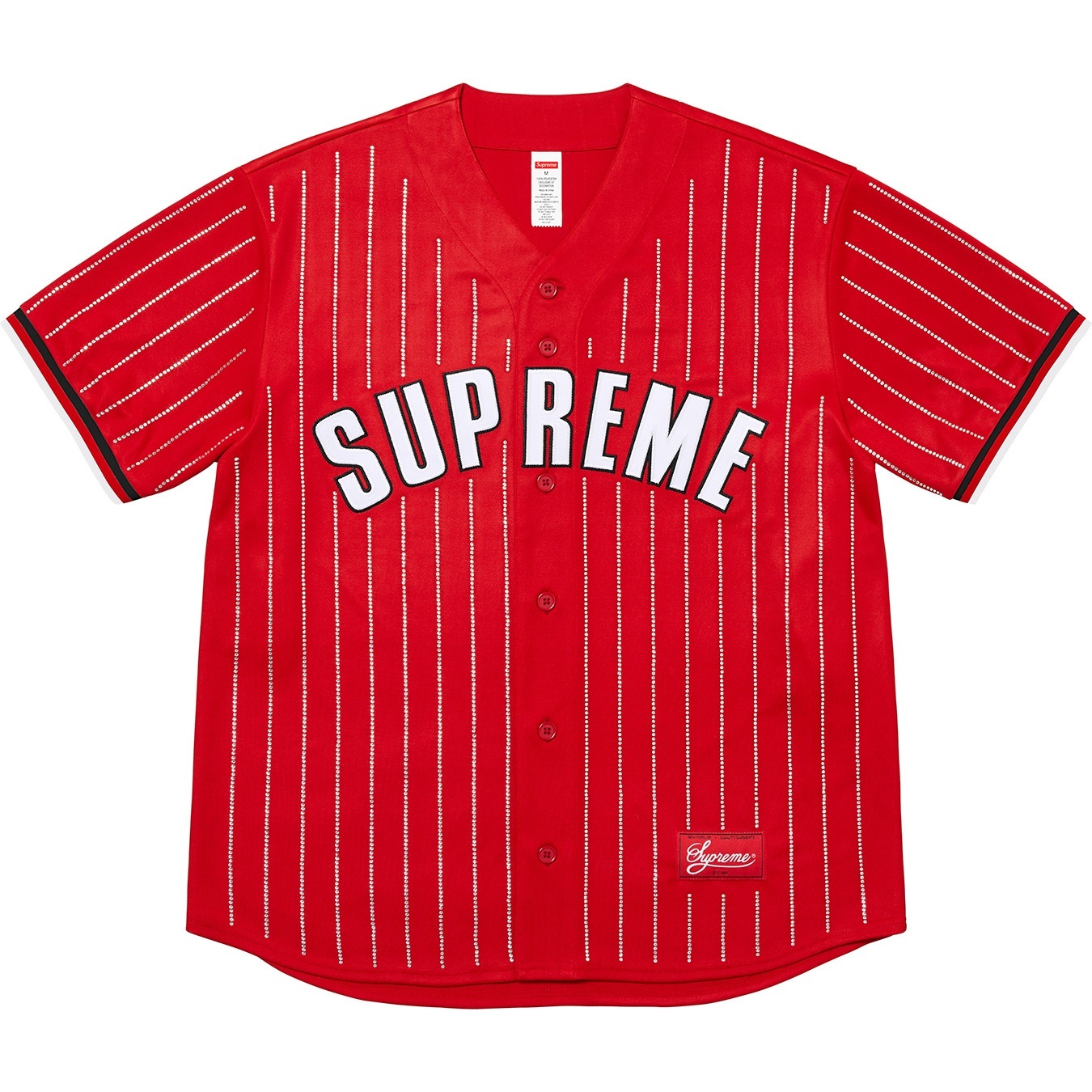 Rhinestone Stripe Baseball Jersey view 7